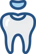 White tooth filling